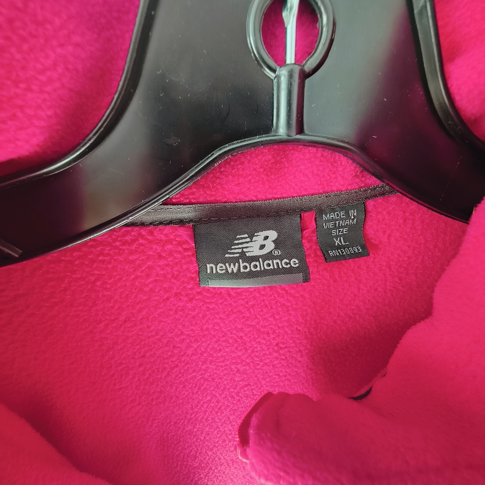 New Balance Hot Pink Fleece Jacket Size XL - Picture 2 of 4